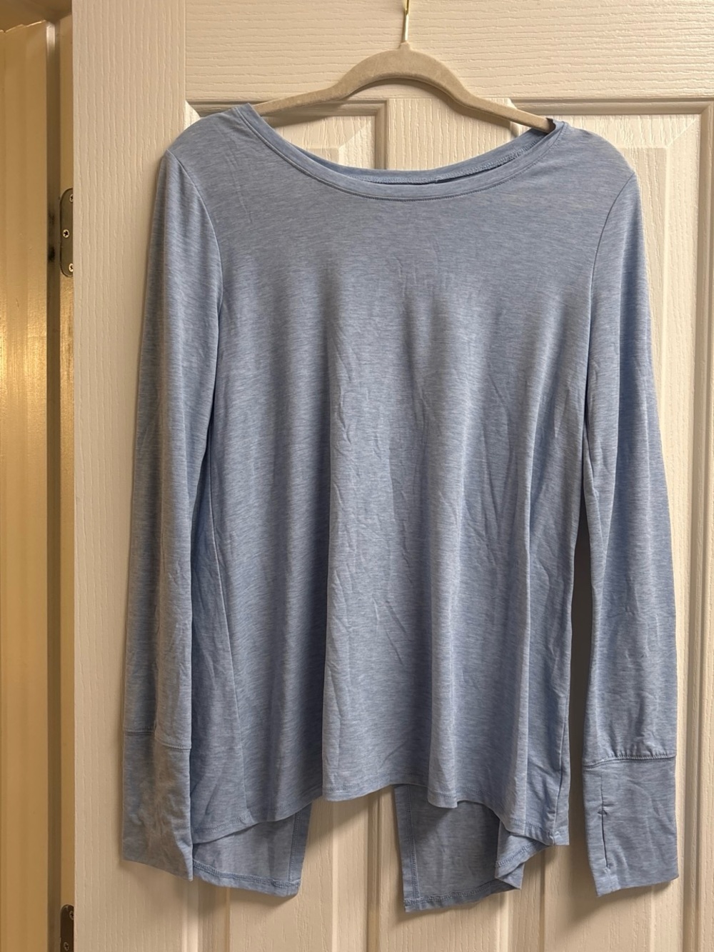 Light Blue Gap Long-Sleeve Women's Top
